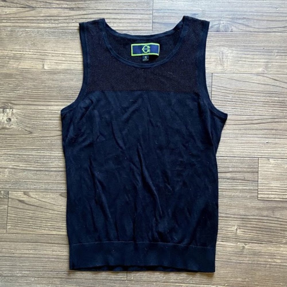 [C. Wonder] EUC Black Cotton Tank - S